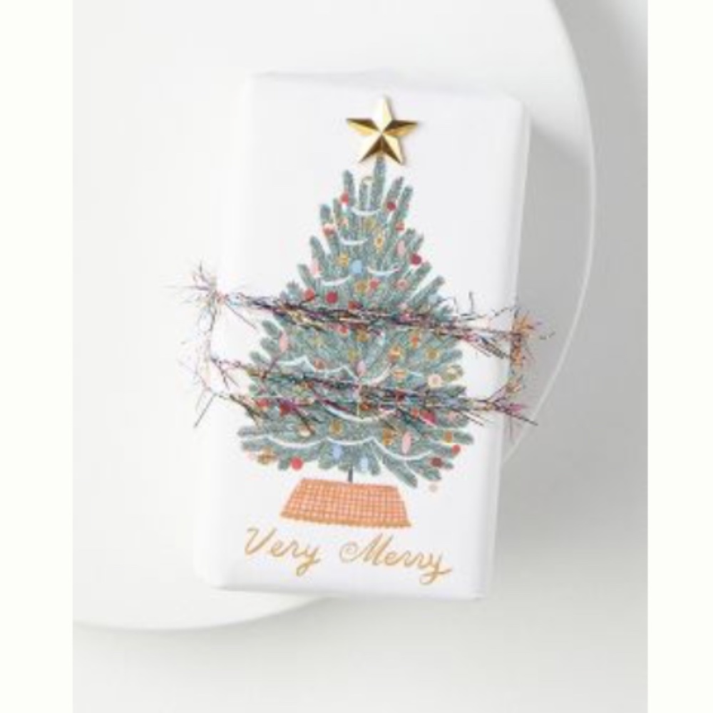 NWT Tinsel Tree Holiday Gift Soap from Anthropologie / George & Viv